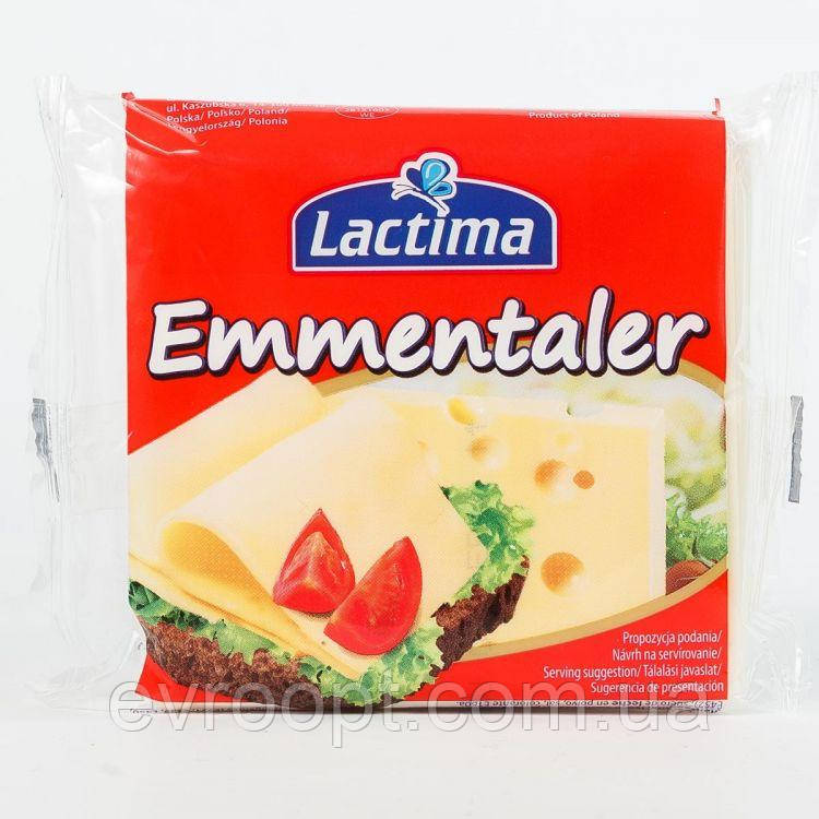 Сир тостового Lactima Emmentaler 130 г, фото 1