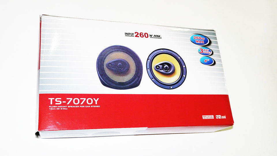 16cm Акустика TS-7070Y (260 Вт) двосмугові, фото 1