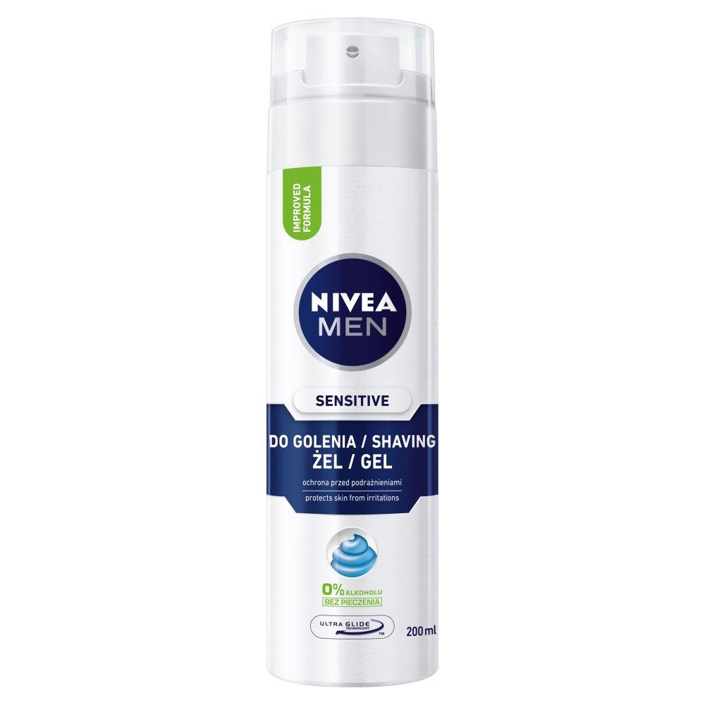 Гель для гоління Nivea Men для чутливої шкіри Sensetive 200мл. оригінал