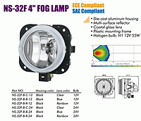 Фара противотуманная, универсальная, противотуманки Sirius NS-32 F-C