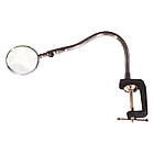 Лупа настільна MG15125 гнучка зі струбцин., кругла, 3Х, діам-75 мм