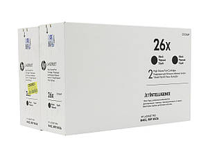 КАРТРИДЖ HP LJ 26X BLACK DUAL PACK (CF226XF)