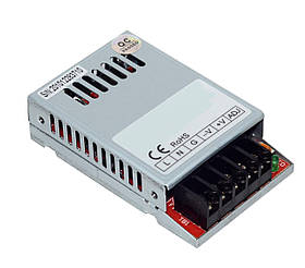 Блок живлення компактний 12В 2.1 А 25Вт DC в перфорованому корпусі