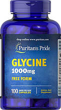 Глицин Puritan's Pride Glycine 1000 mg 100 Capsules