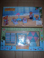 Ігровий набір Пляжна меблі Happy family (аналог Sylvanian Families), для ЛОЛ