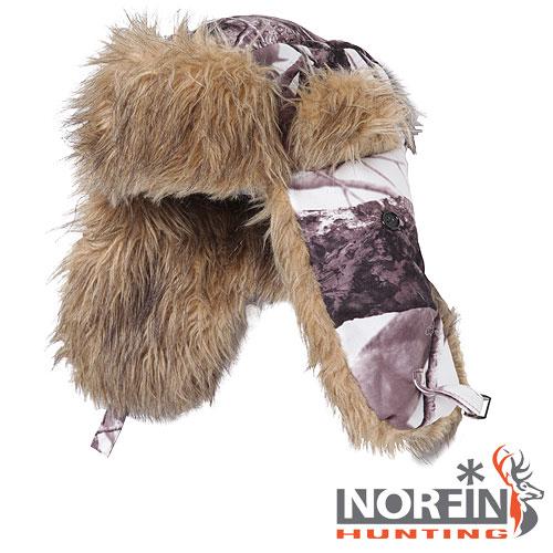 Шапка-вушанка Norfin Hunting White (полювання, риболовля)