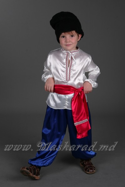 Український костюм для хлопчика Синій, 122 зростання