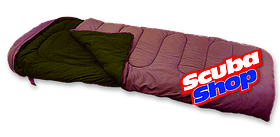 Армійський зимовий спальний мішок (спальник) водонепроникний VERUS Polar -15°C - 20°C, колір Марсала