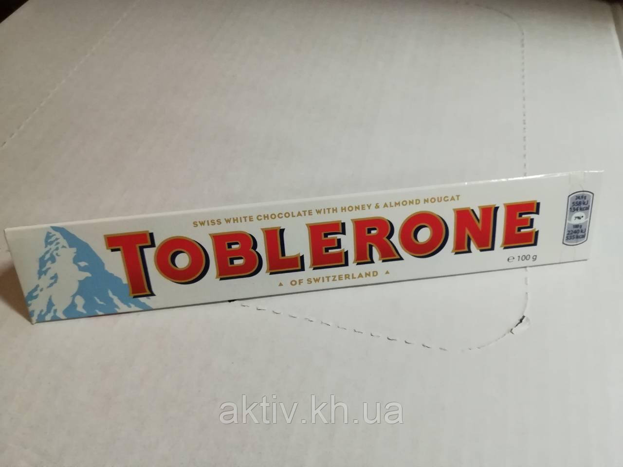 Toblerone 100 г молочний шоколад із медом і мигдалем