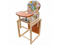 Дерев'яний дитячий стільчик-трансформер, Мультик