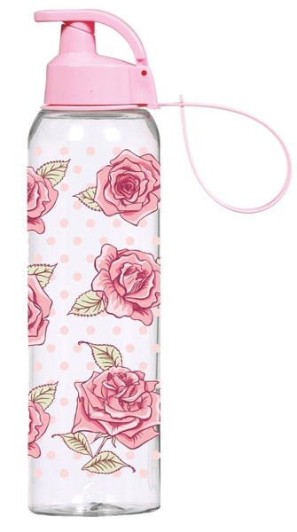 Пляшка для спорту Herevin Pink Rose 750 мл пластик (161405-090)
