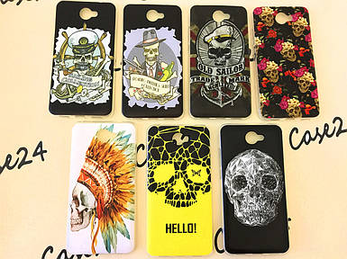 TPU чохол Print на Huawei Y7 черепа