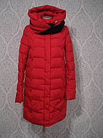 Куртка подовжена жіноча зимова Lusskiri 8189 червоний