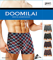 Чоловічі боксери стрейчеві з бамбука Марка "DOOMILAI" Арт.D-01050, фото 3
