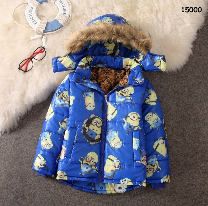 Демісезонна куртка Minions для хлопчика. 130 см