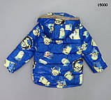 Демісезонна куртка Minions для хлопчика. 120, 130 см, фото 5