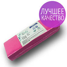 Смужки для депіляції, Panni Mlada 100 шт в упаковці, неткані - спанбонд, рожеві