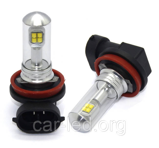 Світлодіодна Автолампа H11 (H8) 40W White (580Lm) CREE XBD X * 8PCS OEM Beam angle design