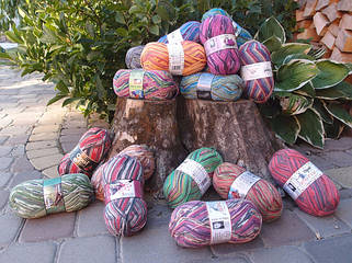 Шкарпеткова пряжа OPAL 75% шерсть суперуош 25% поліамід,425 м.,100 р.