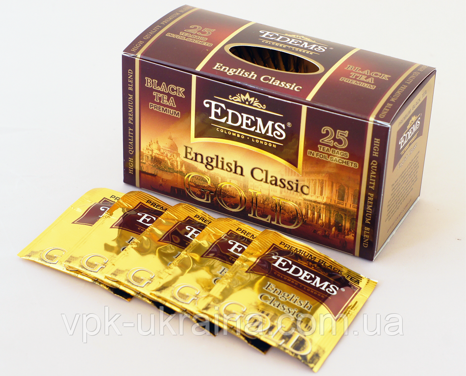 Чай у сашетах "Edems English Classic GOLD" (25ф/п)