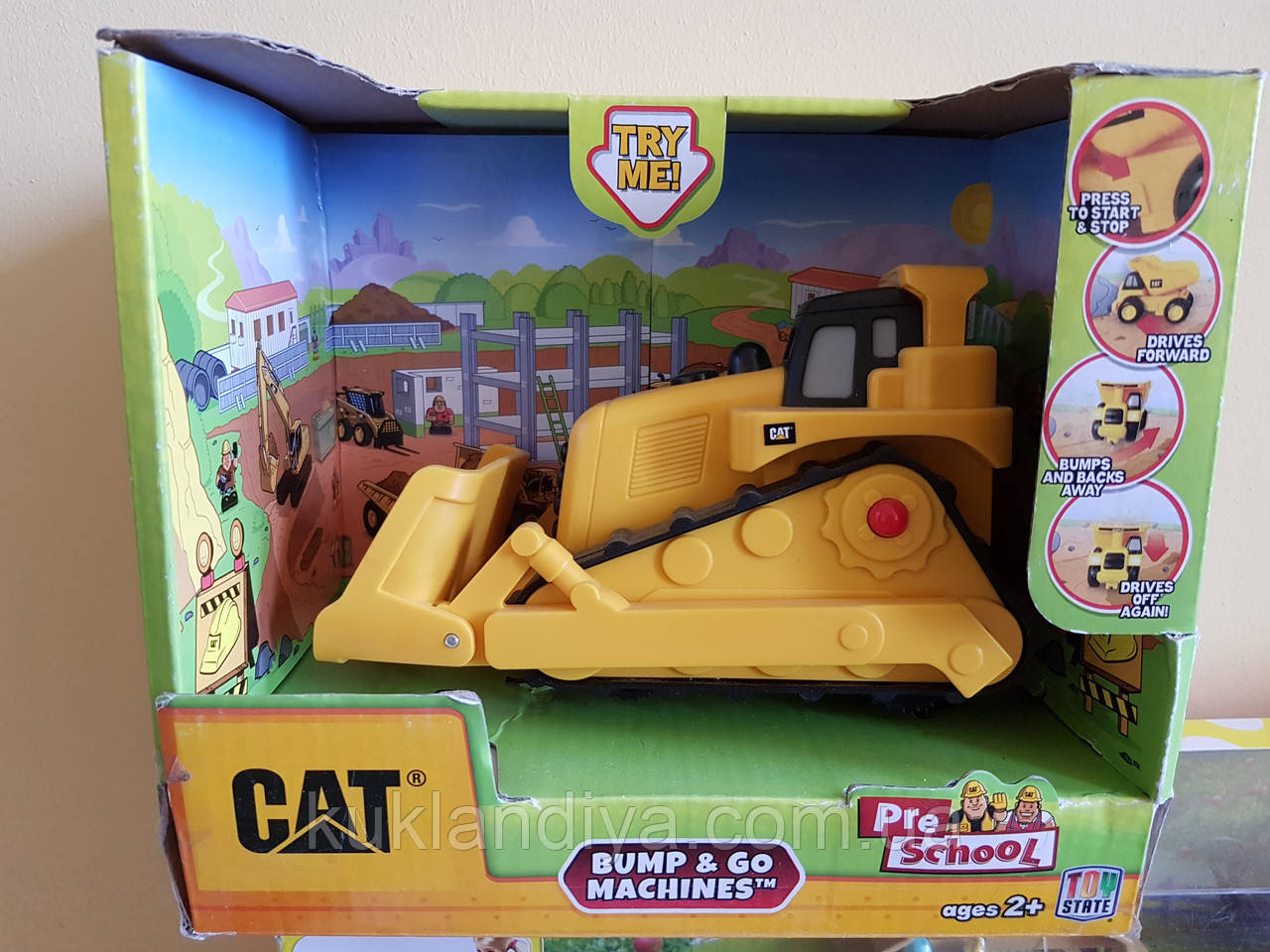 Трактор Toy State CAT зі звуковими ефектами