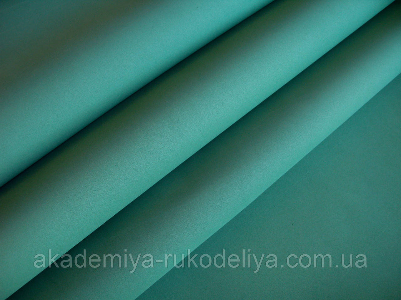 Фоаміран морський зелений, 60x35 см, 0,8-1,2 мм, Іран, фото 1