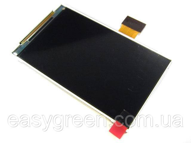 LG KP500 Дисплей із скотчем чорний