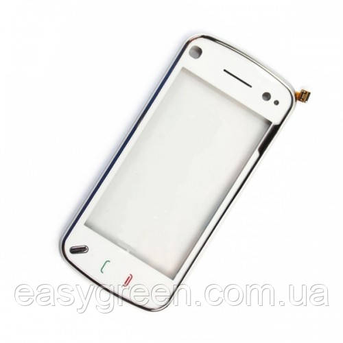 Nokia N97 MINI Сенсорний екран із рамкою, білий