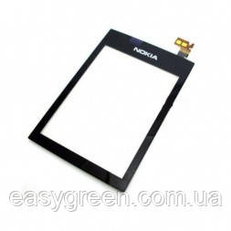 Nokia 5250 Сенсорний екран чорний ОРИГИНАЛ, фото 1