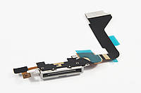 Apple iPhone 4G Шлейф роз'єму заряджання білий