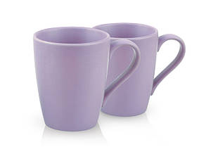 Набір із 2 кухлів "Violet" 18х8х10 см/300 мл із кераміки Fissman