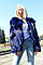 Модний кожушок з хутра норвезької чорнобурки, індпошив, фото 3