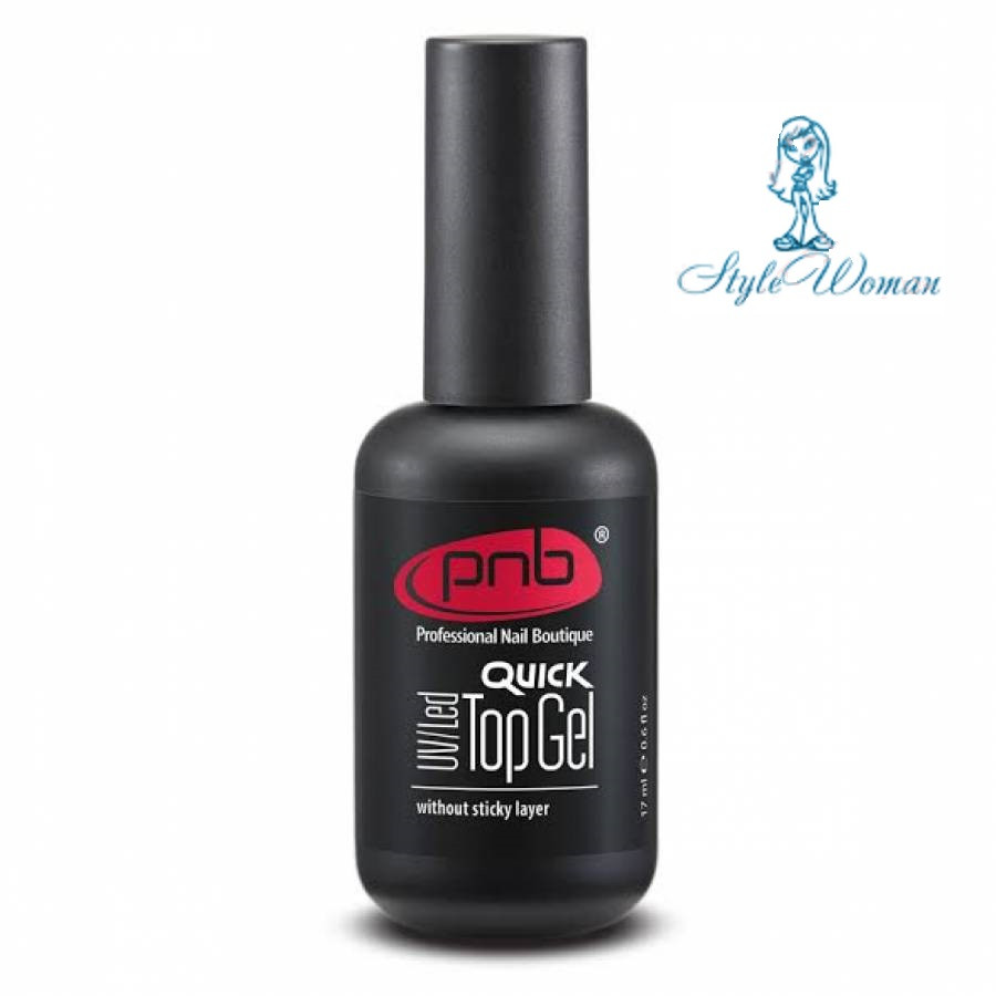 PNB uv/led top gel фінішне покриття Топ гель Pnb без липкого шару 8 мл