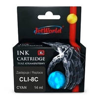 Струйный картридж JetWorld Canon CLI-8C Cyan (0621B024) 14ml