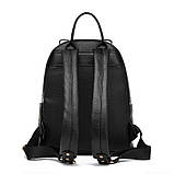 Рюкзак жіночий місткий з заклепками (сірий), фото 5