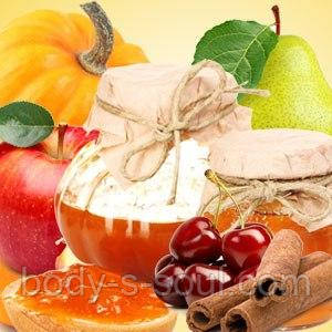 Апельсин, гарбуз, яблуко № 4, ароматизатор для мила, свічок, ручної роботи, США, ваніль 4,7%, фото 1