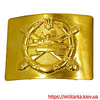 Бляха на ремінь латунна "Танк"