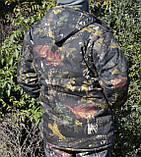 Куртка зимова довга Дубок з капюшоном хутро + синтепон р. 48-58, фото 5