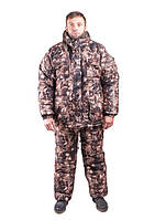 Зимовий костюм утеплений, кзш, толстий шар синтефону, водонепроникна мембрана алова, -30с комфорт