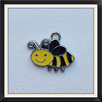 Підвіска з емаллю Бджілка 1,8*2,2 см