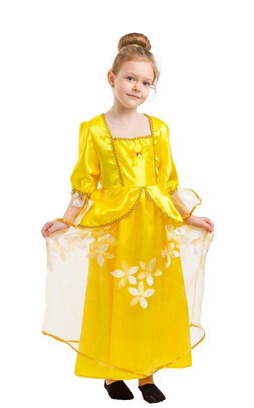 Детский карнавальный костюм Белль Красавица (4 - 9 лет) Костюмы принцесс Диснея - фото 1 - id-p591384731