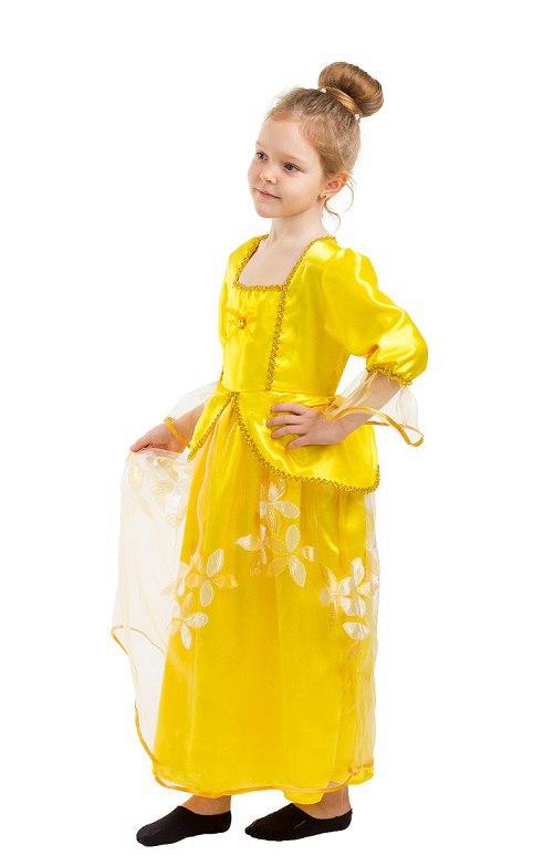 Детский карнавальный костюм Белль Красавица (4 - 9 лет) Костюмы принцесс Диснея - фото 2 - id-p591384731