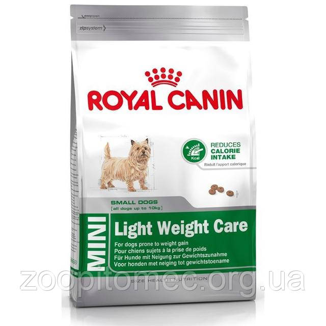 Royal Canin MINI LIGHT WEIGHT CARE - корм для собак дрібних порід з надмірною вагою Royal Canin MINI LIGHT WEIGHT CARE - корм для собак дрібних порід з надмірною вагою