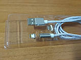 Магнітний кабель 2 в 1 microUSB і Lightning for iPhone 5 6 7, фото 7