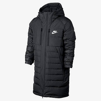 Куртка парку Nike down filled parka чорна, фото 1