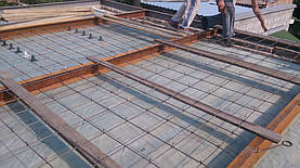 Применение стеклопластиковой арматуры для сооружения каркаса армосетки для плиты перекрытия 3