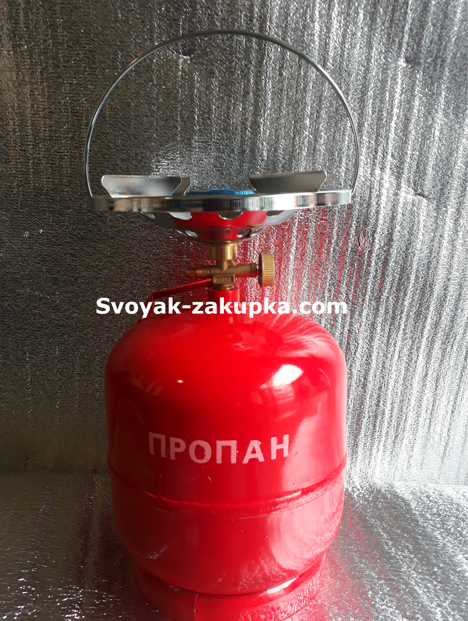 Портативная газовая горелка "Intertool" 8л. (Туристическая печка). - фото 2 - id-p591419384