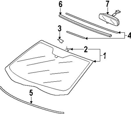 Лобове скло Acura MDX позашляховик 2014