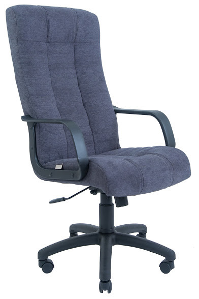 Крісло офісне Атлант підлокітники пластик механізм Tilt тканина Місті ДК Грей (Richman ТМ)