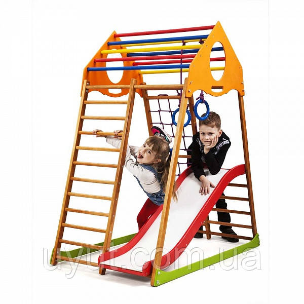 Дитячий спортивний комплекс для дому KindWood Plus 1, фото 1